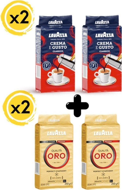Crema E Gusto Filtre Kahve 250 Gr*2 Adet & Qualita Oro Filtre Kahve 250 Gr*2 Adet