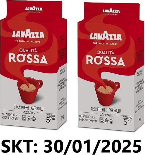 Qualita Rossa Vakumlu Öğütülmüş Filtre Kahve 250 Gr X 2 Adet