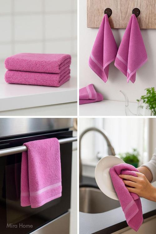 4 lü Mutfak Kurulama Havlusu Bezi 30X30 Cm