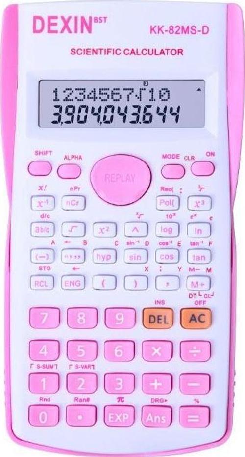 Dexin 240 Fonksiyonlu Çift Satır Bilimsel Hesap Makinesi Beyaz