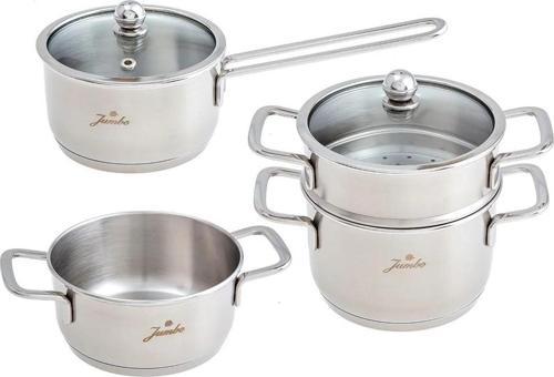 Baby Steel 6 Parça Mini Çelik Tencere Seti