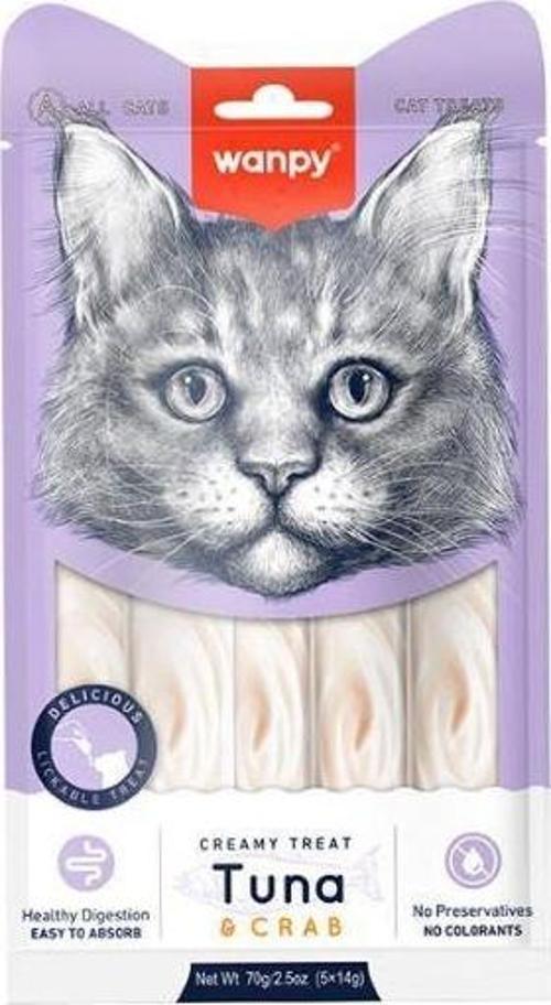 Krema Ton Balıklı ve Yengeçli Kedi Ödül Maması 14 Gr x 5 adet
