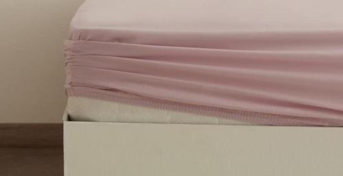 Basıc Pudra Fitted Tek Kişilik Çarşaf 100x200x30cm
