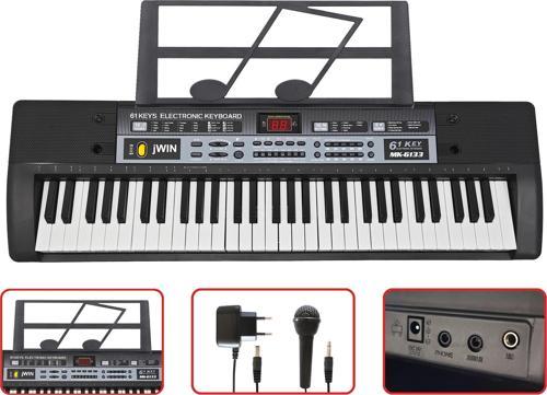 MK-6133 61 Tuşlu Elektronik Org (Mikrofon ve Adaptör Hediye)