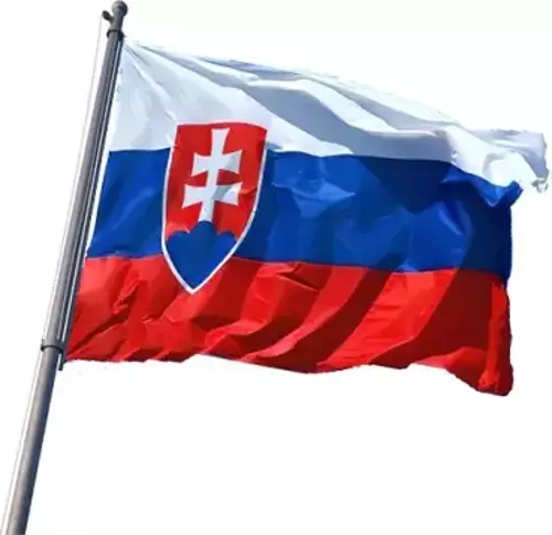 Slovakya Bayrakları 50x75 cm