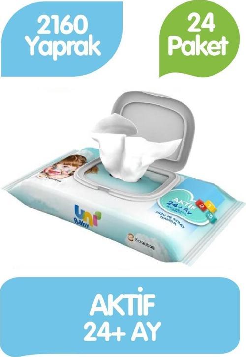 Islak Havlu Kapaklı 90'lı 24 Paket 2160 Yaprak
