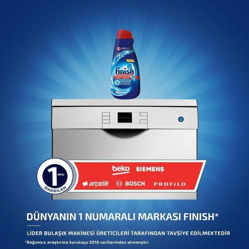 Hepsi Bir Arada 2x1000 ml Konsantre Jel Bulaşık Makinesi Deterjanı