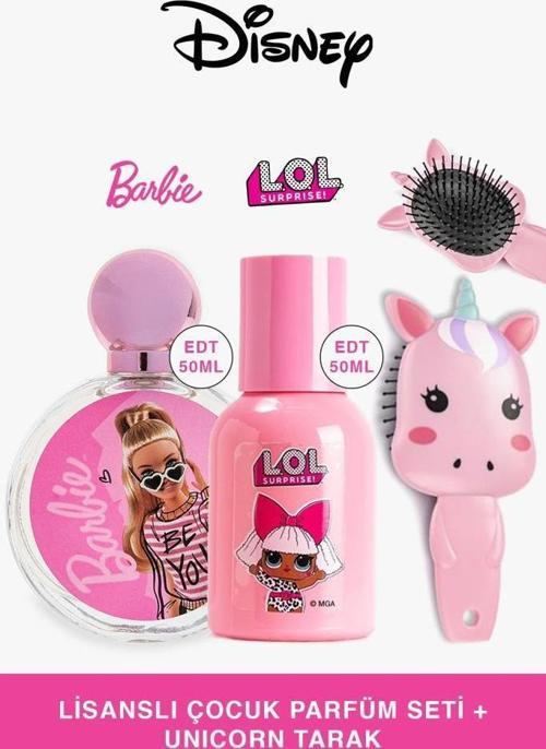 Be You-Lol Çocuk Parfüm --Unicorn Tarak Parfüm Seti