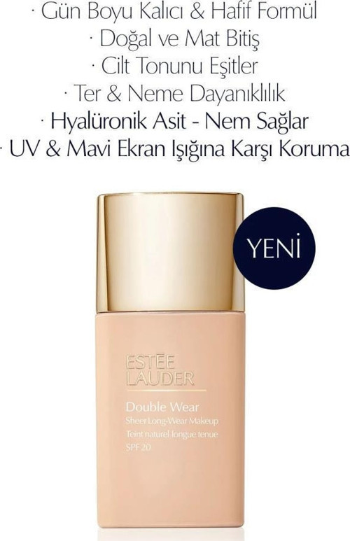 Double Wear Foundation Sheer Longwear 2N1 30 Ml