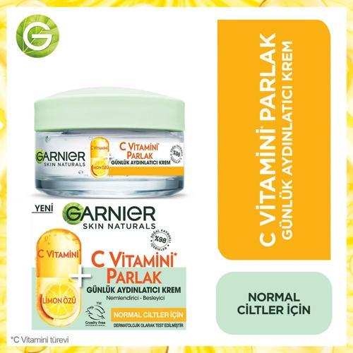 C Vitamini Parlak Günlük Aydınlatıcı Nemlendirici Krem 50 ml