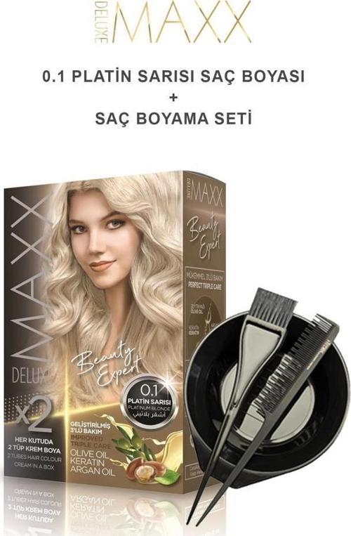 Saç Boyası 0.1 Platin Sarısı-Boyama Seti