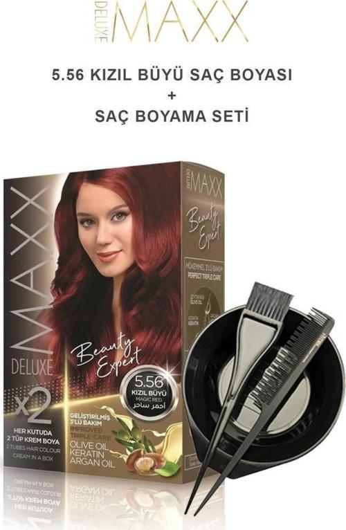 Saç Boyası 5.56 Kızıl Büyü-Boyama Seti