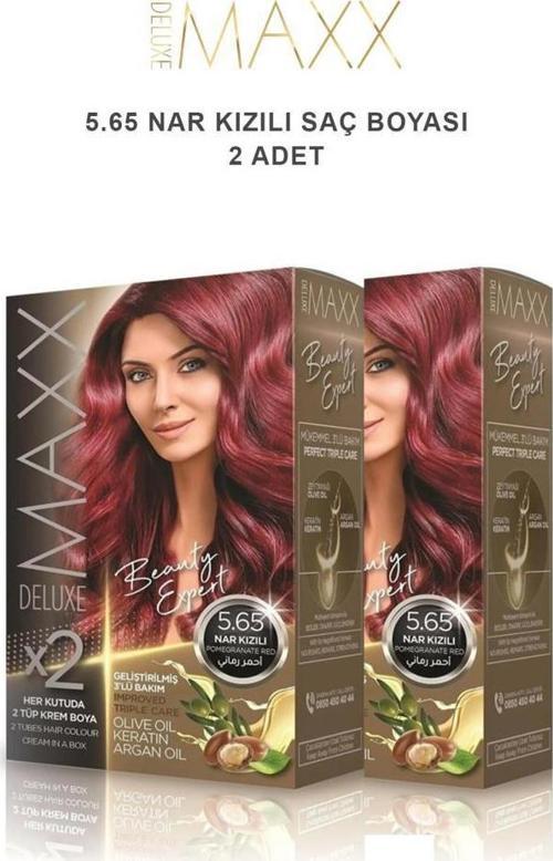 Saç Boyası 5.65 Nar Kızılı  X2