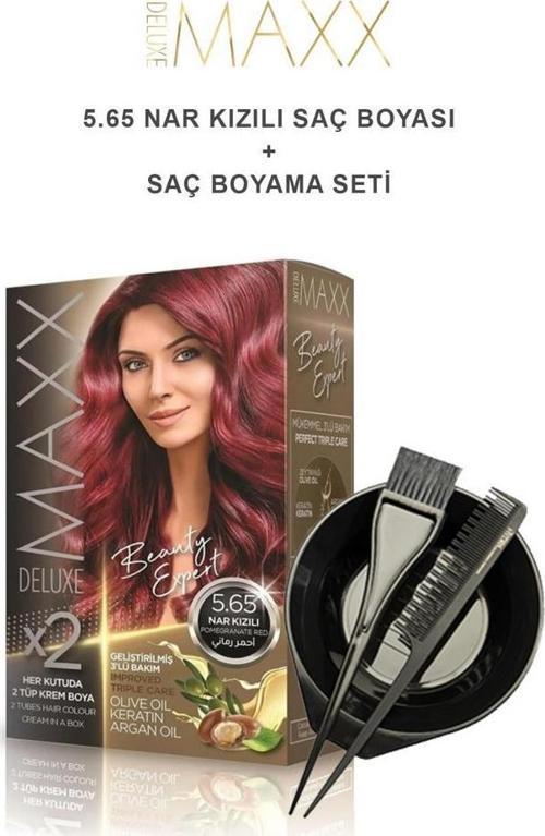 Saç Boyası 5.65 Nar Kızılı-Boyama Seti