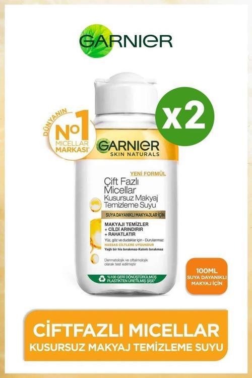 Çift Fazlı Micellar Kusursuz Makyaj Temizleme Suyu 100ml X2