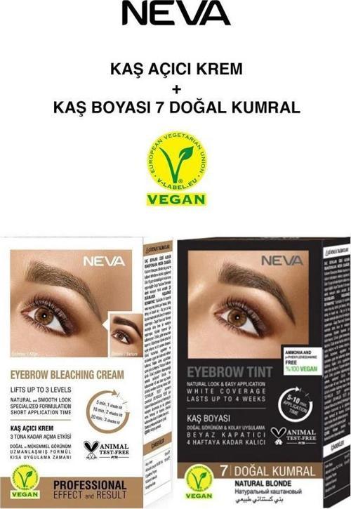 Kaş Açıcı Krem-Kaş Boya Seti 7 DOĞAL KUMRAL