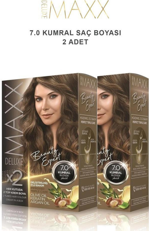 Saç Boyası 7.0 Kumral X2