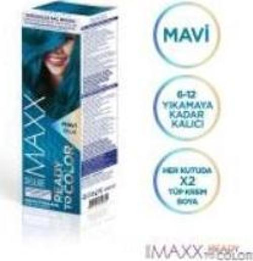 Yarı Kalıcı Mix Boya Mavi