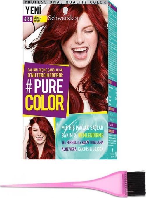 Pure Color Saç Boyası 6-88+Boya Fırçası