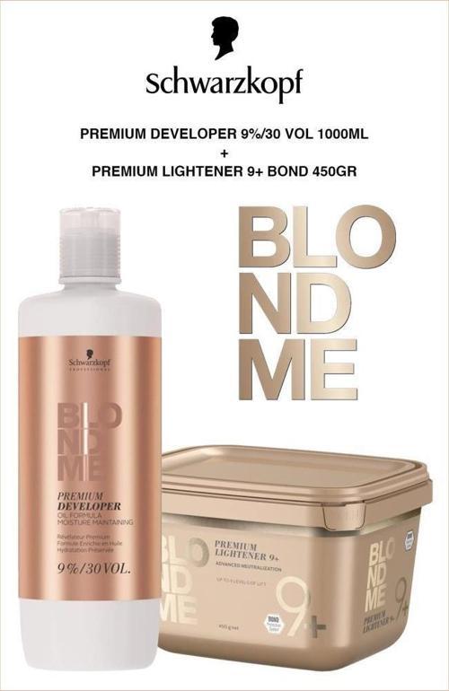 Blond Me Bağ Güçlendirici 9 Ton Saç Açıcı Set
