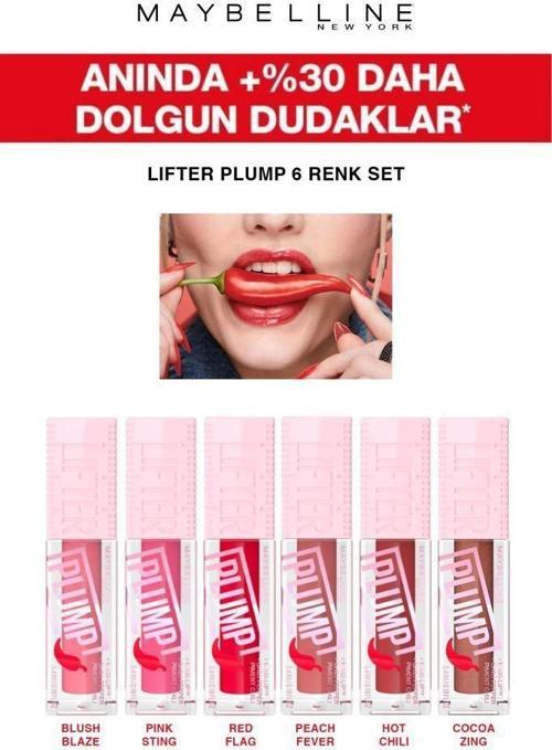 Lifter Plump Dudak Parlatıcısı Anında Dolgun Dudaklar Seti
