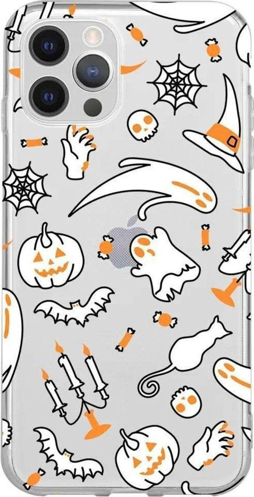 Iphone 14 Pro Max Seffaf Telefon Kilifi - It's Halloween
