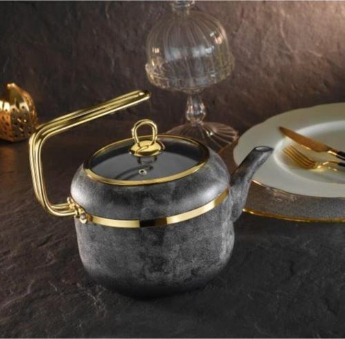 Royal Stone 2,5 Lt. Çaydanlık Kum Taşı & Altın