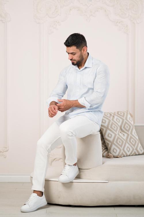 Pamuklu Regular Fit Çiçek Desenli Yazlık Gömlek