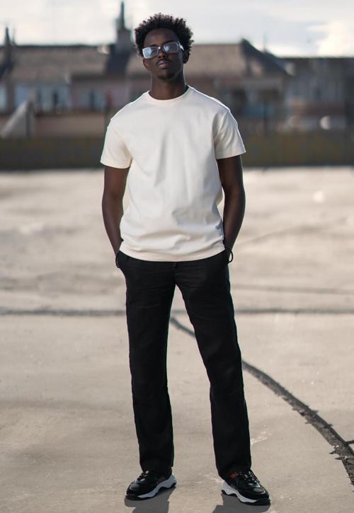Bisiklet Yaka %100 Pamuklu Basic Oversize (Geniş Model) T-shirt