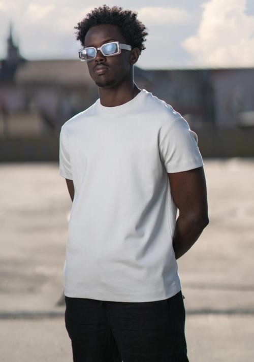 Bisiklet Yaka %100 Pamuklu Basic Oversize (Geniş Model) T-shirt