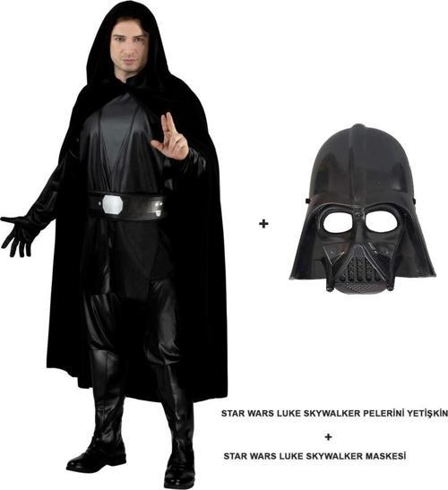Star Wars Luke Skywalker Pelerini Yetişkin Ve Maskesi