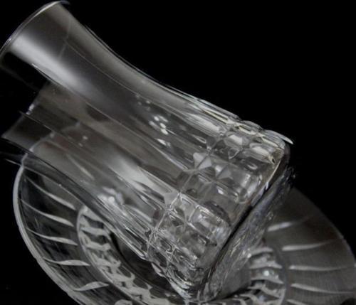 Şirin Home Kristal Kesme Çay Takımı Kare Desen