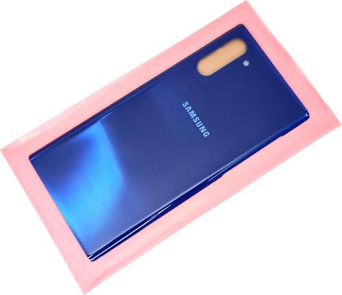 Samsung Galaxy NOTE 10 Arka Pil Batarya Kapağı (CAM) MAVİ