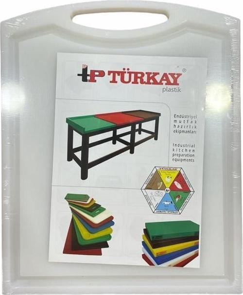 Polietilen Kesme Tahtası Tutmalı Naturel 26,5x32,5x2cm