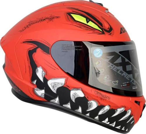 Draken Forza B5 Matt Red Full Face Motosiklet Kaskı