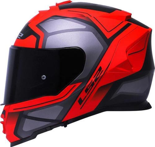 Storm 2 Faster Full Face Motosiklet Kaskı Siyah Vizörlü