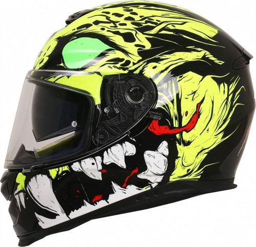Eagle Sv Jaguar Gloss Fluo-Yellow Full Face Motosiklet Kaskı