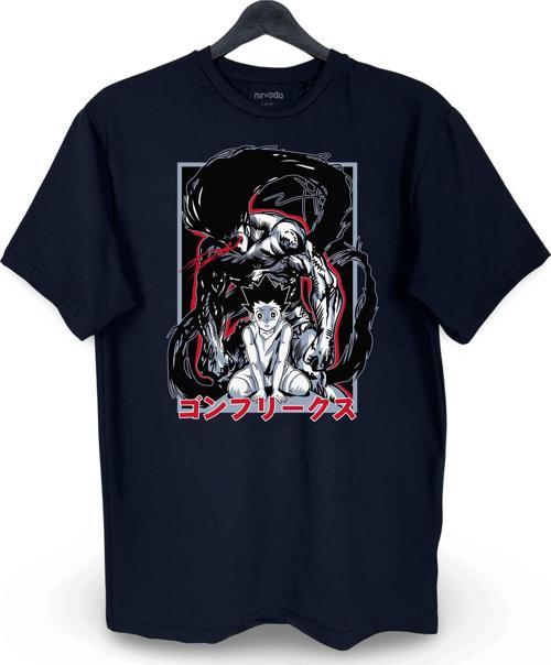 Gon Freecss Hunter x Hunter Baskılı Loose Fit Bisiklet Yaka Unisex Tişört Anime Manga