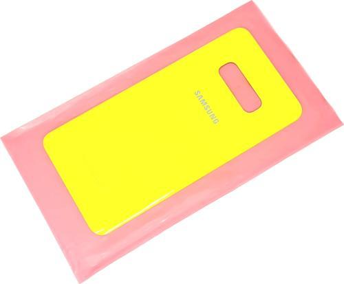 Samsung Galaxy S10 E Arka Pil Batarya Kapağı (CAM) SARI