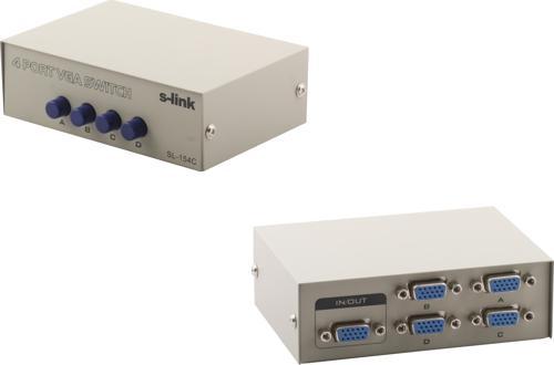 SL-154C 4pc-1mn Manuel Vga Switch