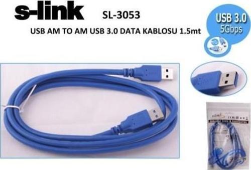 SL-3053 1.5mt Usb 3.0 am To am Data Kablosu