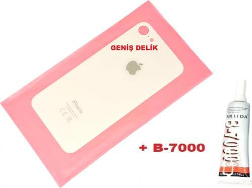 İphone 8 Arka Pil Batarya Kapağı (CAM+B-7000) GOLD