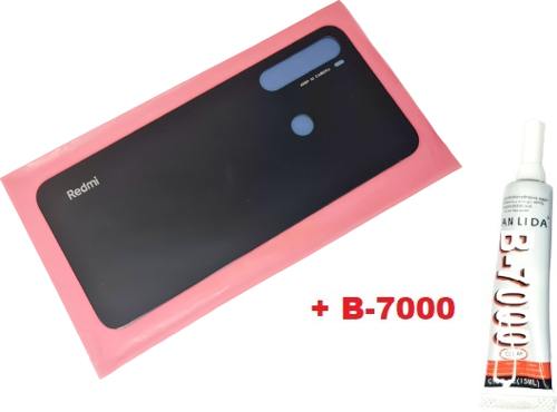 Xiaomi Redmi Note 8 Arka Pil Batarya Kapağı (CAM+B-7000) SİYAH