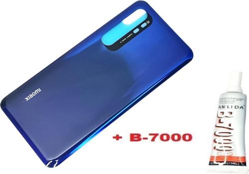 Xiaomi Mi Note 10 Lite Arka Kapak Batarya Pil Kapağı (CAM+B-7000) MAVİ