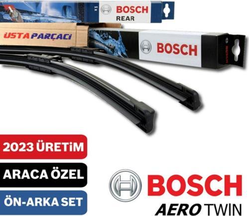 Hyundai İ10 Uyumlu Ön Arka Silecek 2008-2012 Bosch Aerotwin-Rear