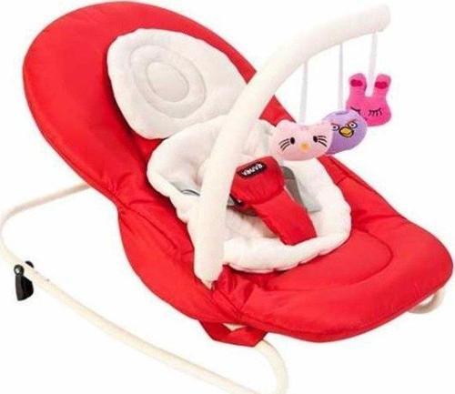 Bounce  Ev Tipi Ana Kucağı Ana Dizi Sallanır Oyuncaklı - Kırmızı