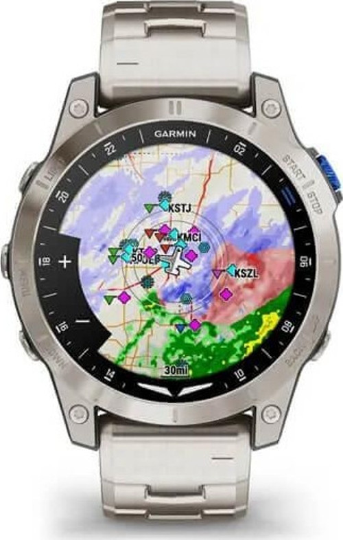 D2 Mach 1 Titanyum Akıllı Saat (Garmin Türkiye)