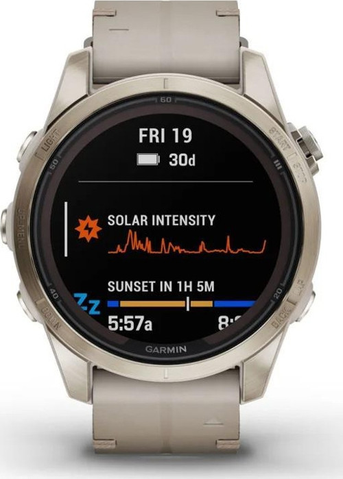 Fenix 7S Pro Sapphire Solar Soft Gold - Bej (GARMİN TÜRKİYE GARANTİLİDİR)