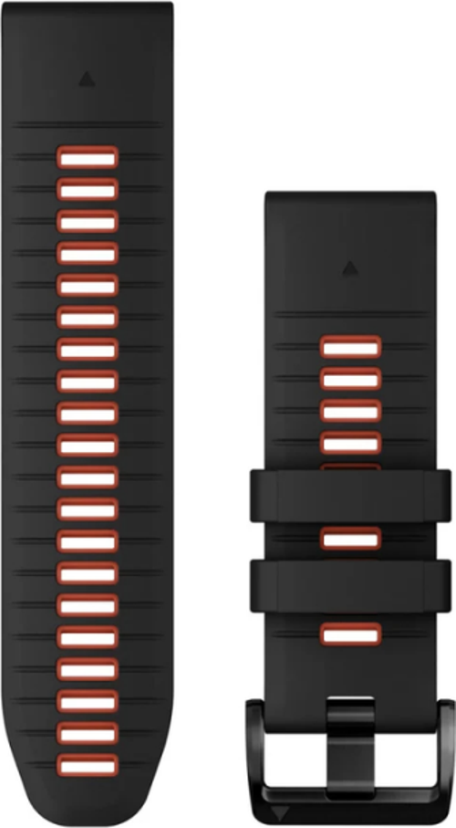 Quickfit 26 mm Yedek Kayış - Siyah Kırmızı