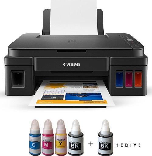 Photoink Mürekkepli PIXMA G2410 YAZICI VE BİTMEYEN KARTUŞ SİSTEMİ